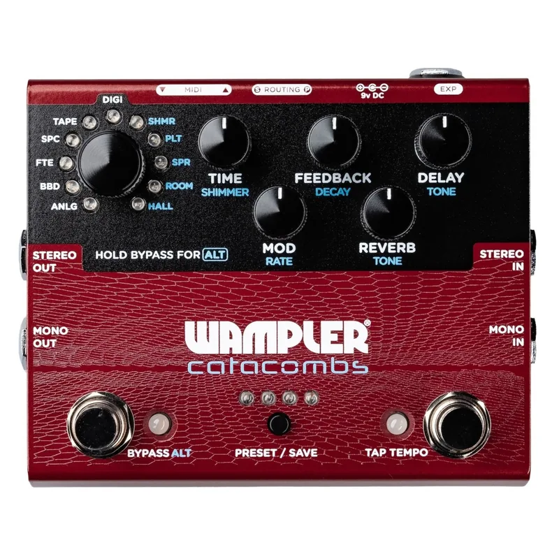 Productfoto van de Wampler Catacombs (Reverb & Delay)