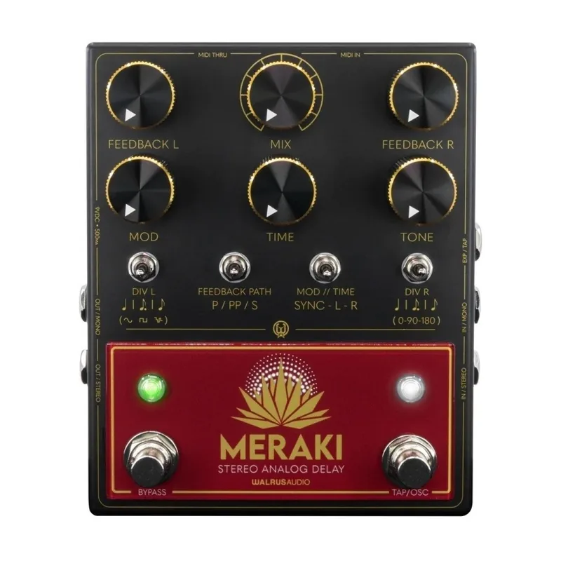 Productfoto van de Walrus Audio Meraki (Stereo Delay)