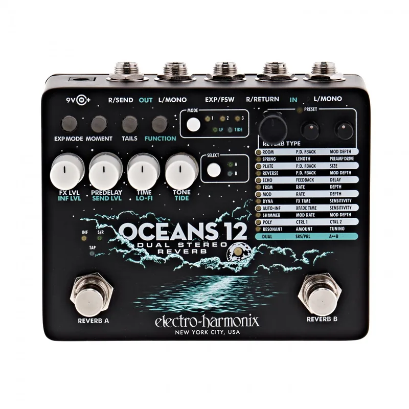 Productfoto van de Electro-Harmonix Oceans 12 Reverb