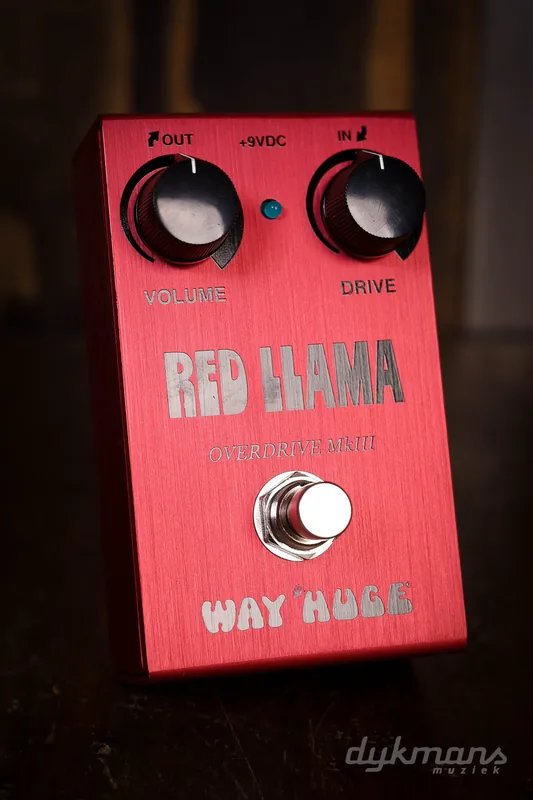 Productfoto van de Way Huge (Dunlop) Smalls Red Llama Overdrive MkIII (WM23)
