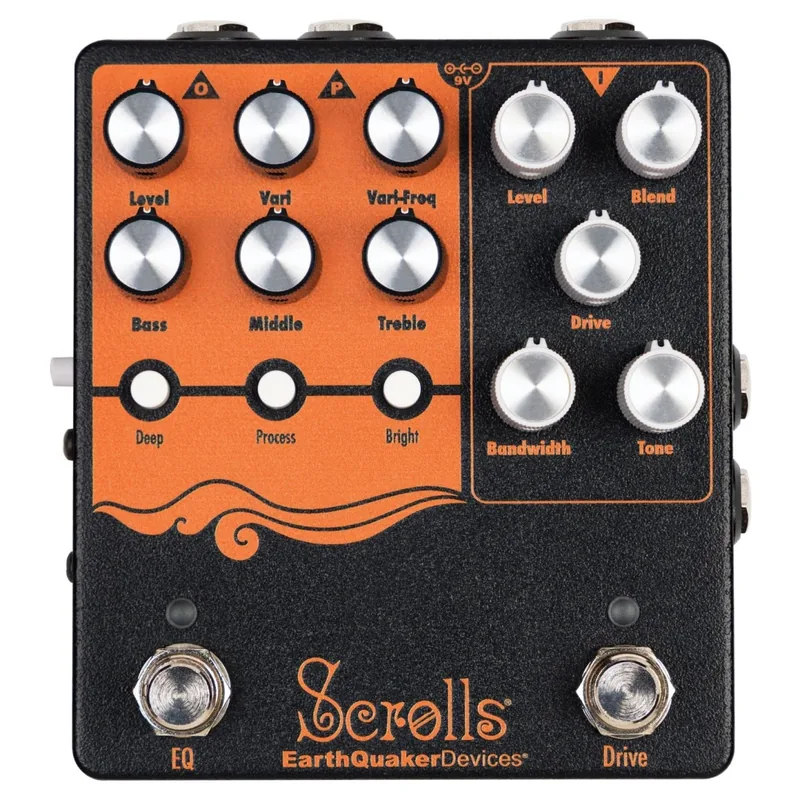 Productfoto van de EarthQuaker Devices Scrolls Bass Odyssey