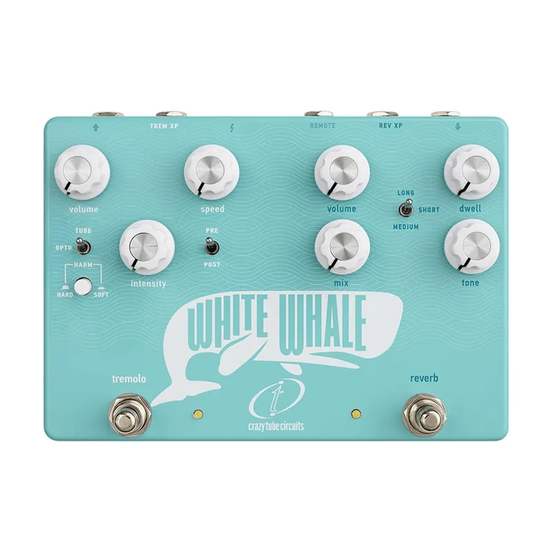Product photo of the Crazy Tube Circuits White Whale V2 (Reverb/Tremolo)